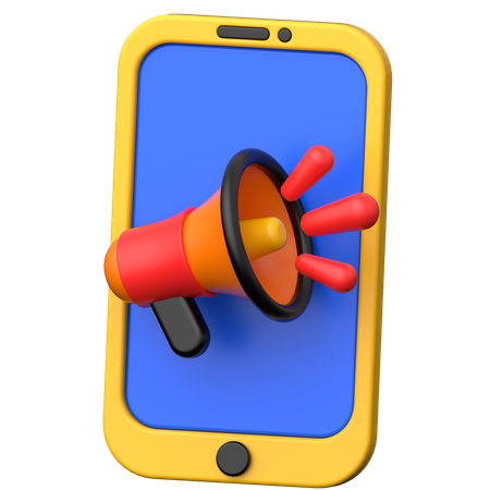 Marketing on-line  3D Icon