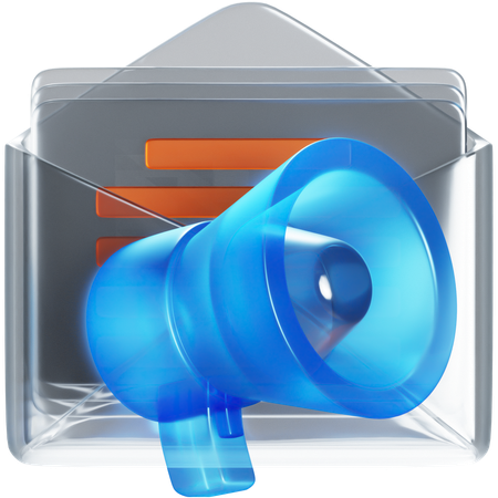 Publicité par e-mail  3D Icon