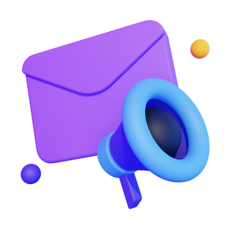 Publicité par e-mail  3D Icon