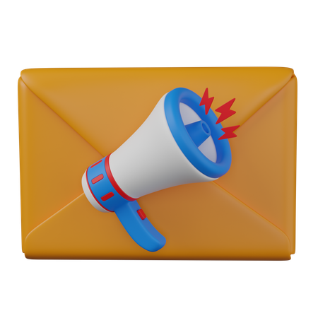 Marketing par courrier  3D Icon