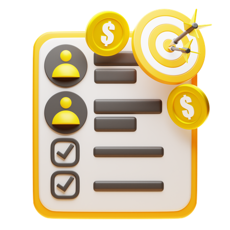 Marketing Plan  3D Icon