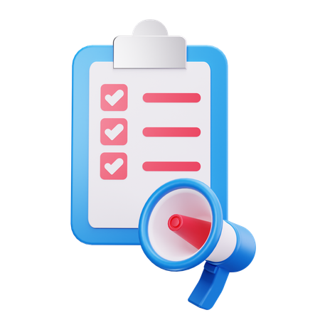 Marketing Plan  3D Icon