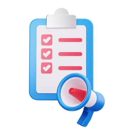 Marketing Plan  3D Icon