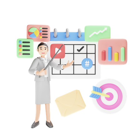 Marketing Plan  3D Icon