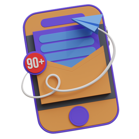Marketing por Correio  3D Icon