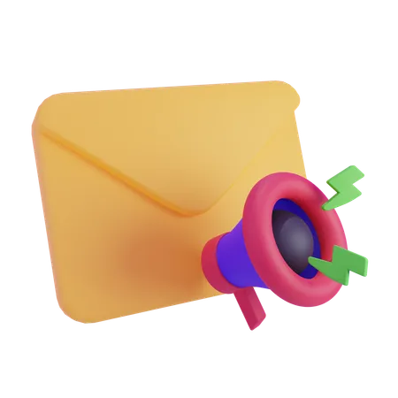 Correo de propaganda  3D Icon