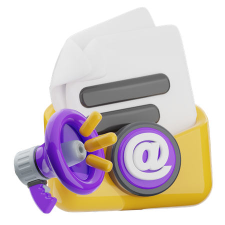 Correo de propaganda  3D Icon