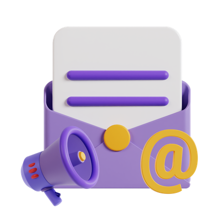 Correo de propaganda  3D Icon