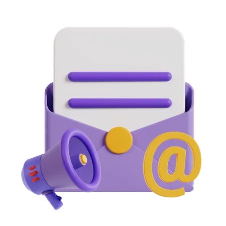 Correo de propaganda  3D Icon