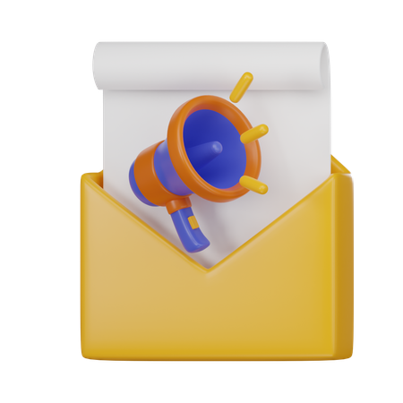 Correo de propaganda  3D Icon