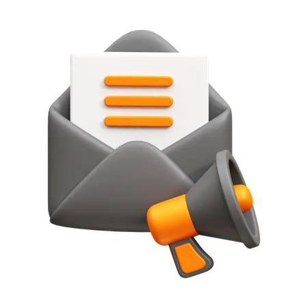 Correo de propaganda  3D Icon