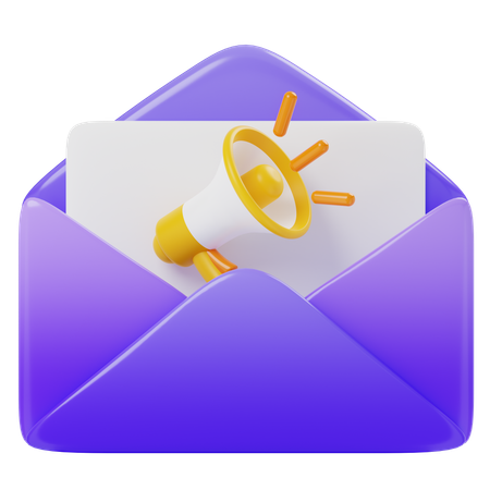 Correo de propaganda  3D Icon