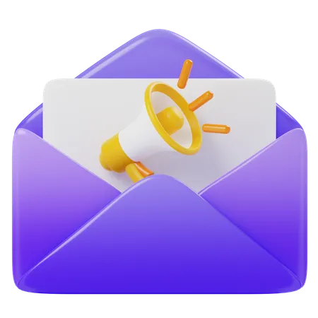 Correo de propaganda  3D Icon