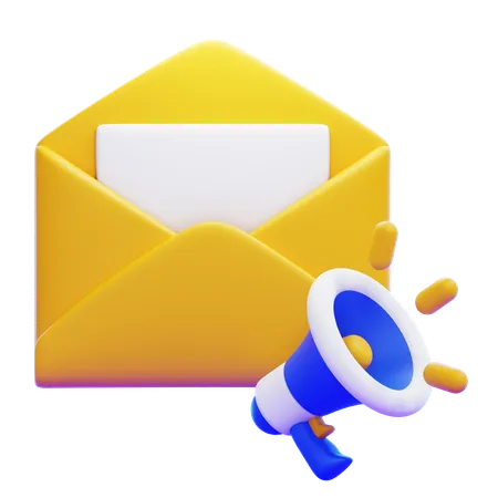 Correo de propaganda  3D Icon