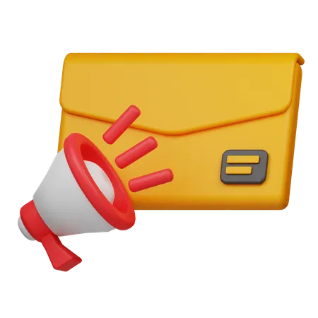 Correo de propaganda  3D Icon