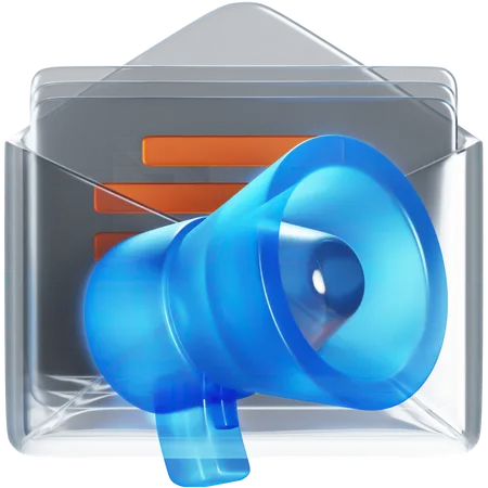 Correo de propaganda  3D Icon