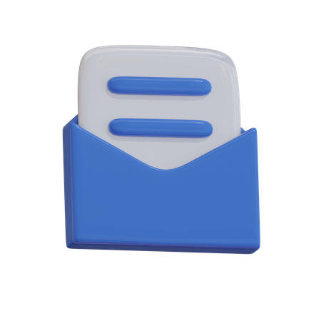 Correo de propaganda  3D Icon