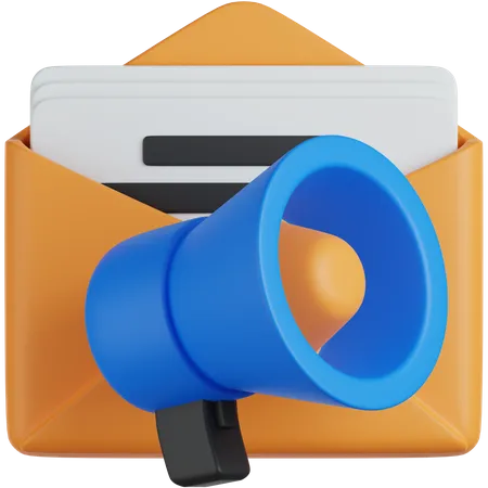 Correo de propaganda  3D Icon