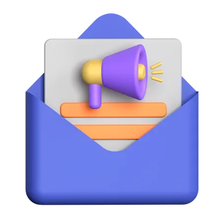 Correo de propaganda  3D Icon