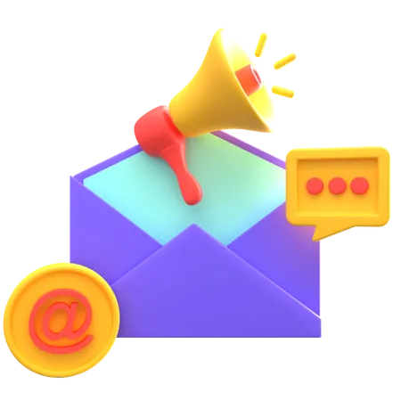 Correo de propaganda  3D Icon