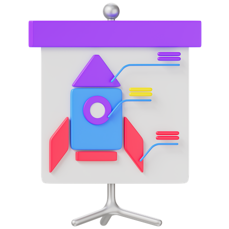 Marketing Presentation  3D Icon