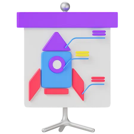 Marketing Presentation  3D Icon