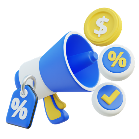 Marketing Promotion  3D Icon