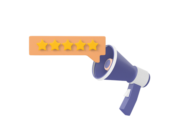Marketing Review 3D Icon