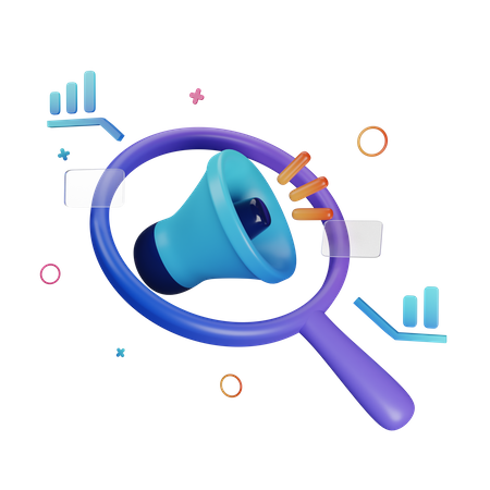 Marketing Search  3D Icon