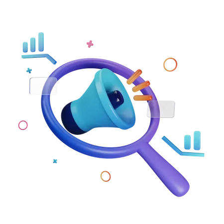 Marketing Search  3D Icon