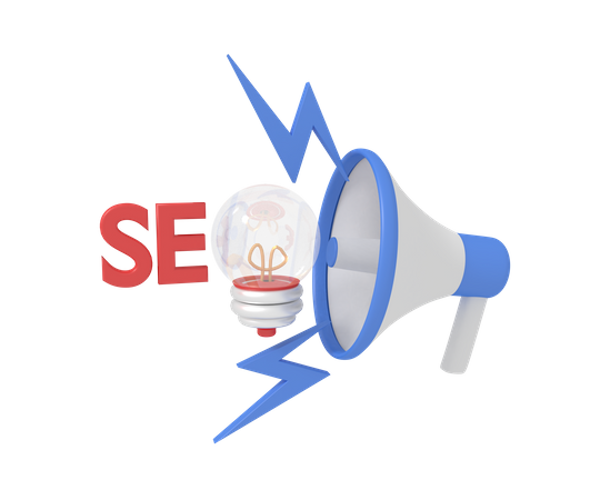 Marketing SEO idea  3D Icon