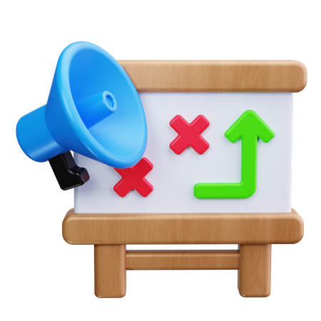 Marketing Strategy  3D Icon