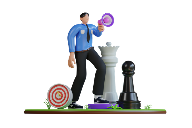 Marketing Strategy  3D Icon
