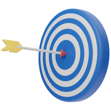 Marketing Target  3D Icon