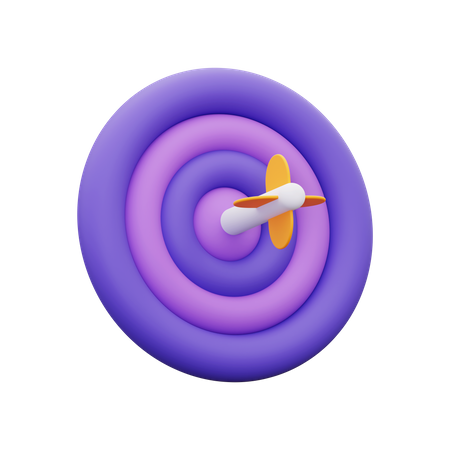 Marketing Target  3D Icon