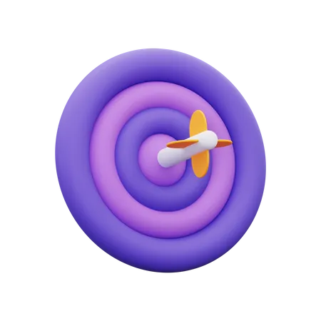 Marketing Target  3D Icon