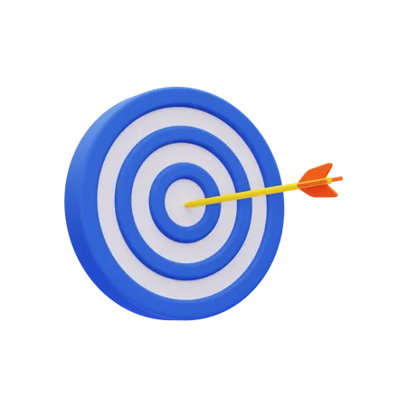 Marketing target  3D Icon