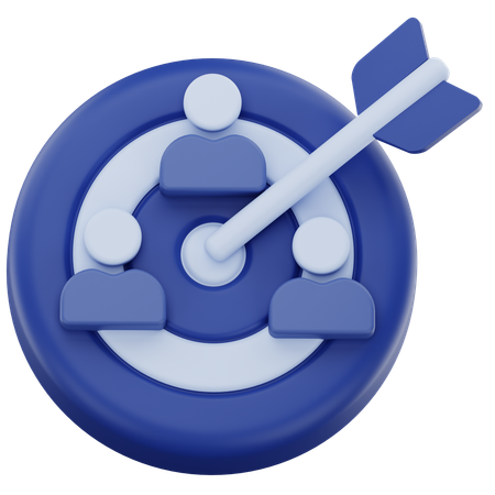 Marketing Target  3D Icon