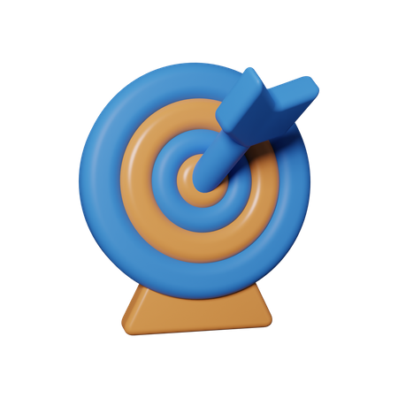 Marketing target  3D Icon