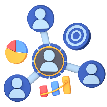 Marketing Team  3D Icon