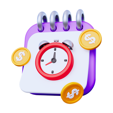 Marketing Time  3D Icon