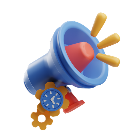 Marketing Time  3D Icon