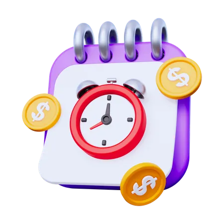 Marketing Time  3D Icon