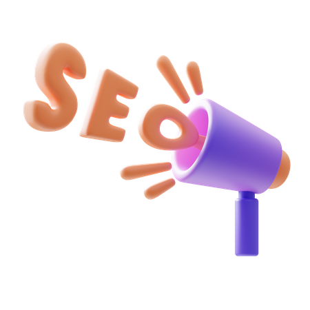 Marketing usando seo  3D Icon