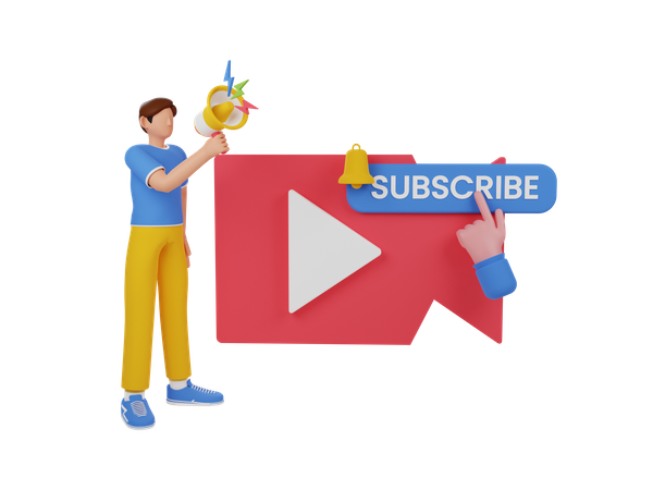Marketing vidéo  3D Icon