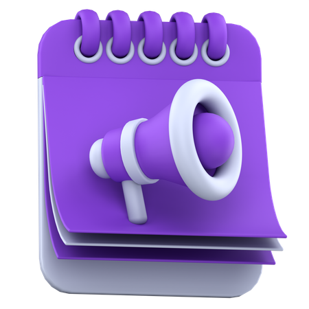 Marketingplan  3D Icon