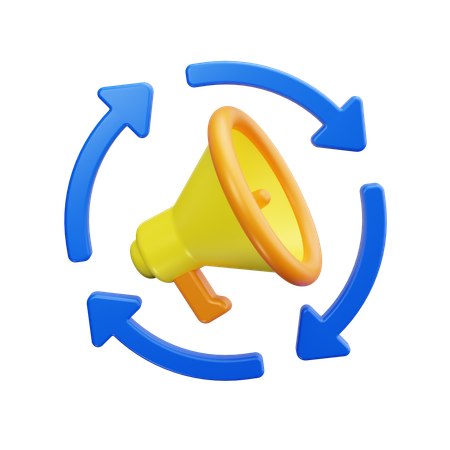 Marketingzyklus  3D Icon