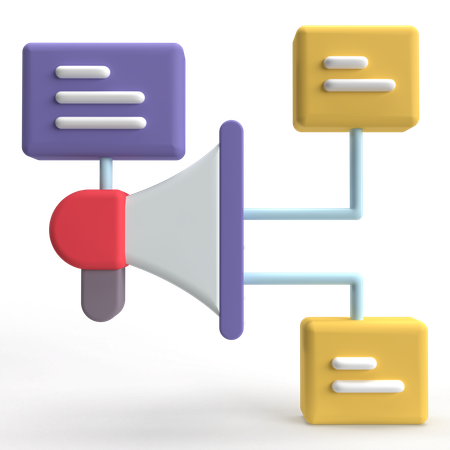 Marketingplan  3D Icon