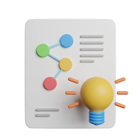 Marketingplan  3D Icon