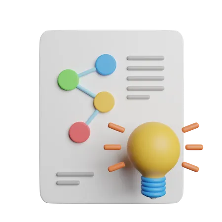 Marketingplan  3D Icon